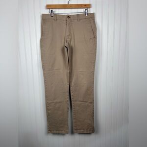 Jos. A. Banks Tailored Fit Men’s 34 X 32 Tan Khaki Cotton Casual Dress Pants